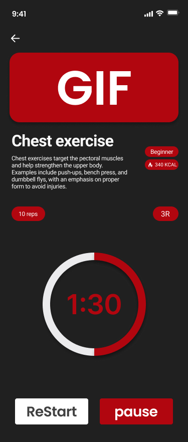 تفاصيل التمرين